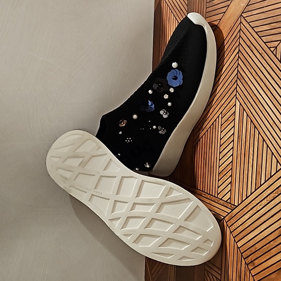 Zara Woman sequin beaded rhinestone embellished shoes sz.9.5 slip on NWOT - Picture 6 of 11